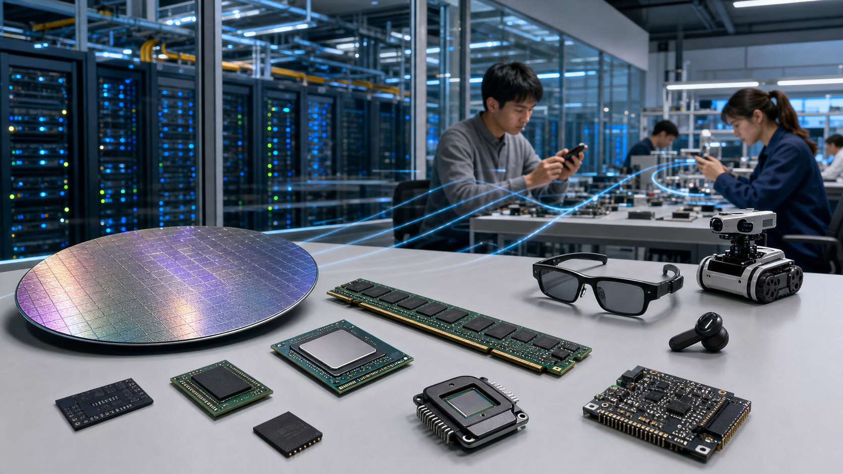 データセンターから新しいAI端末までを支える半導体とメモリ
